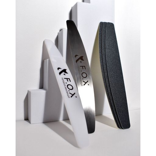 Основание для пилки полумесяц F.O.X Nail File Plastic акрил, 167 мм (pf-167)