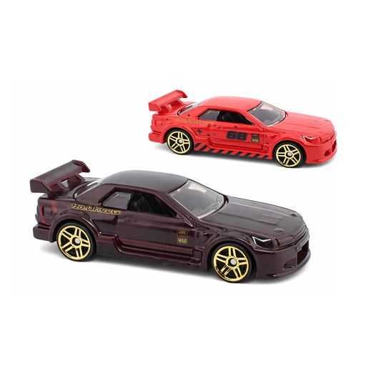 Машинка Hot Wheels Nissan Skyline GT-R Измени цвет, бордовый, от 3 лет (BHR15)