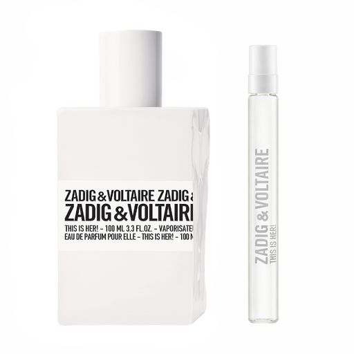Парфумований набір жіночий Zadig & Voltaire This Is Her! Set (парфумована вода, 100 мл + парфумована вода, 10 мл)