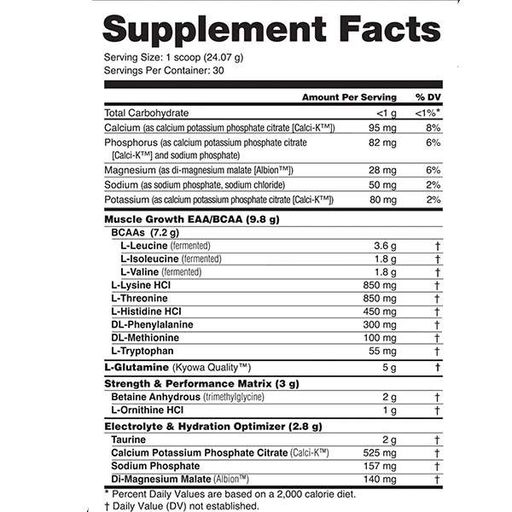 Амінокомплекс для спорту NutraBio Intra Blast 718 g /30 servings/ Orange Mango (1706290)
