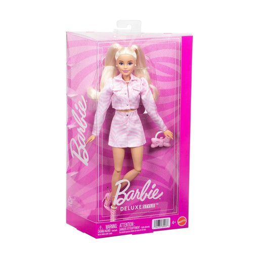 Кукла Barbie Deluxe Style Деним-сет в барбикоре, от 4 лет, 29 см (JJN69)
