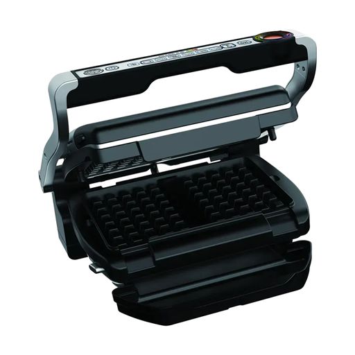 Гриль прижимной Tefal OptiGrill+ черно-серебряный (GC716D12)