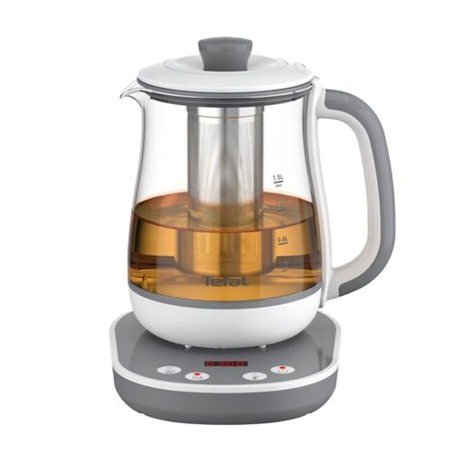 Электрочайник Tefal Tastea Tea Maker бело-серый, 1.5 л (BJ551B10)