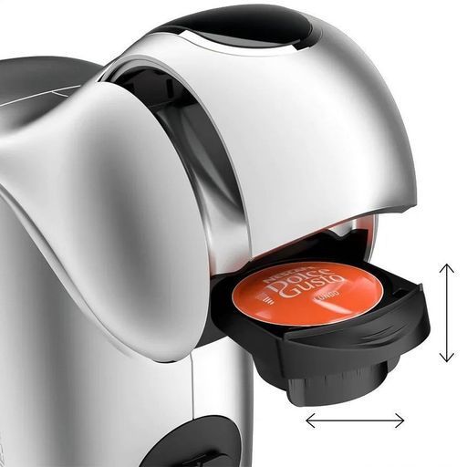 Капсульна кавоварка Krups Dolce Gusto Genio S Touch срібляста, 800 мл (KP440E10)