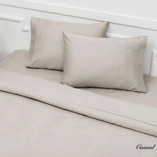 Постільна білизна Tivolyo Home Casual bej делюкс сатин сімейний (1709610)