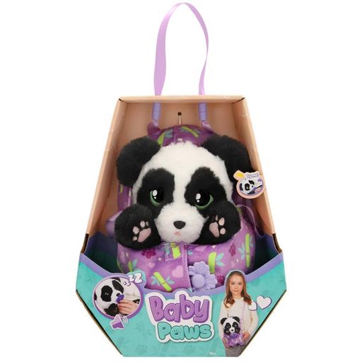 Інтерактивна іграшка Малюк Панда Baby Paws 927667M 24 см Біло-чорний (1714493)