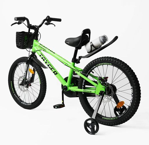 Дитячий двоколісний велосипед Corso Tayger TG-708 20" Зелений (176893) (1715529)