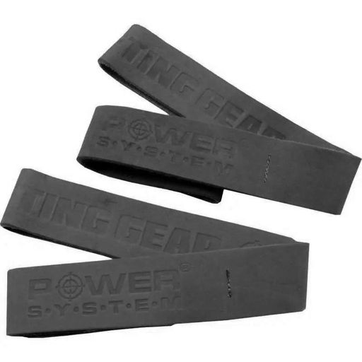 Лямки для тяги шкіряні Power System PS-3320 Leather Straps 68 см Black (1718631)