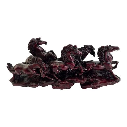 Кони 5шт каменная крошка коричневые (9×20,5×6 см) (1721041)