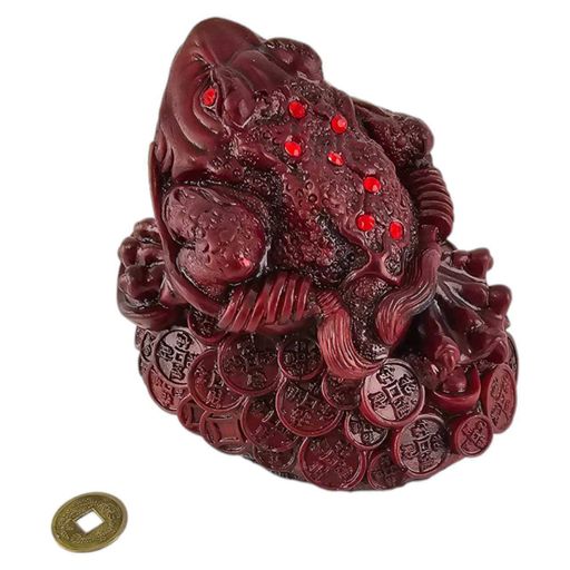 Статуэтка жаба " Жаба Богатства" (11,5х9,5х9,5 см) (1721782)