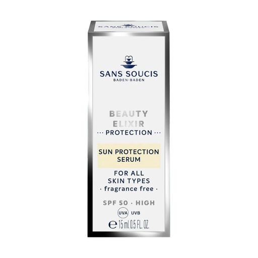 Сонцезахисна сироватка для обличчя Sans Soucis Beauty Elixir Sun Protection Serum, SPF 50, 15 мл