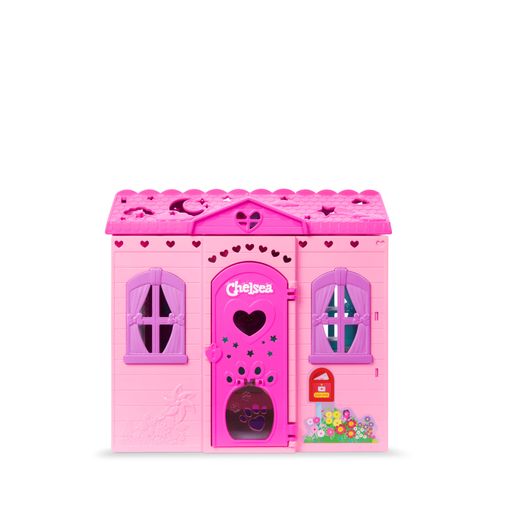 Детский игровой набор Barbie Портативный домик с куклой Челси, от 3 лет, 15 деталей (JFW49)