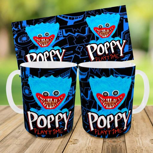 Набор: детская сумка-бананка+кружка Хагги Вагги Poppy Playtime 32х15см,бананка мальчику через плечо (00998) (1725129)