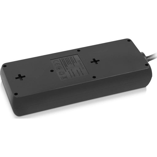 Мережевий подовжувач REAL-EL RS-PROTECT 805 1.8m, black (EL122300042) (1728126)