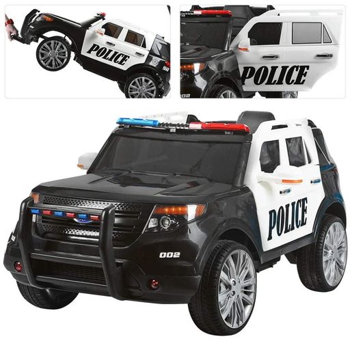 Детский электромобиль Джип Bambi M 3259EBLR-1-2 Черно-белый (1728524)