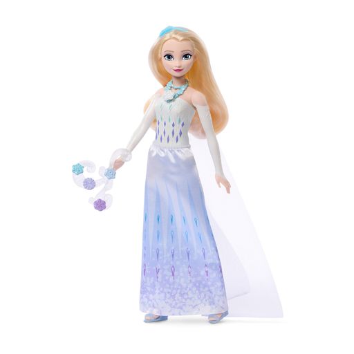 Детский игровой набор-сюрприз Disney Frozen Сияние самоцветов, с куклой Эльзы, от 4 лет, 8 сюрпризов (JJY36)