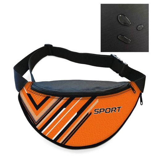 Сумка-бананка Sport чоловіча/жіноча спортивна 32×16 см з розширювачем поясна сумка або сумка через плече (3759) (1732853)