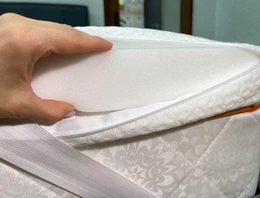 Матрас топпер ортопедический Homefort Снежинка 150х190 см Белый 343522425 (1734708)