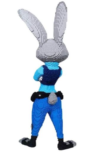 Конструктор No Brand DUZ Personality Judy the Bunny 12888 деталей Різнокольоровий (2104619264) (1735144)