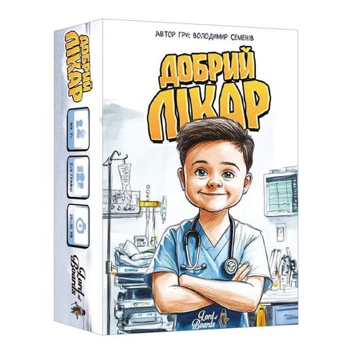 Добрый врач Настольная карточная игра  LOB2506UA 64 карты Lord of Boards (1735663)