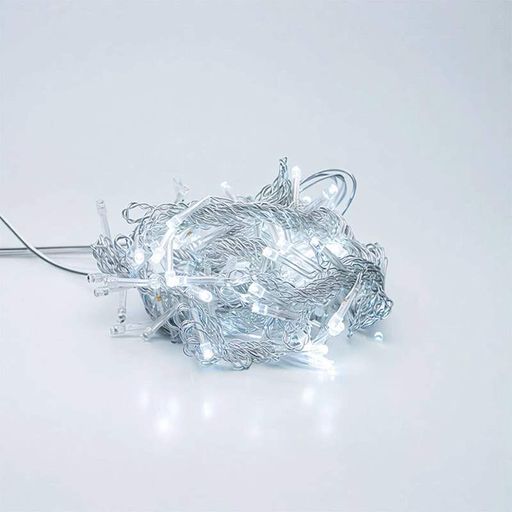 Новорічна гірлянда штора 2х2 м 80 Led кімнатна білий провід Білий Zwm2280ledw (1738245)