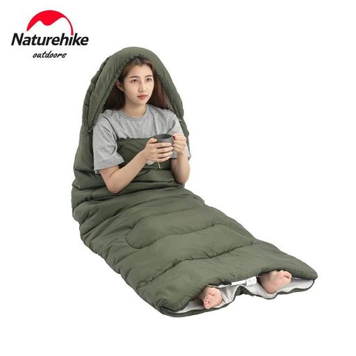 Спальний мішок Naturehike Y150l Nh21msd08, правий, темно-зелений (1739377)