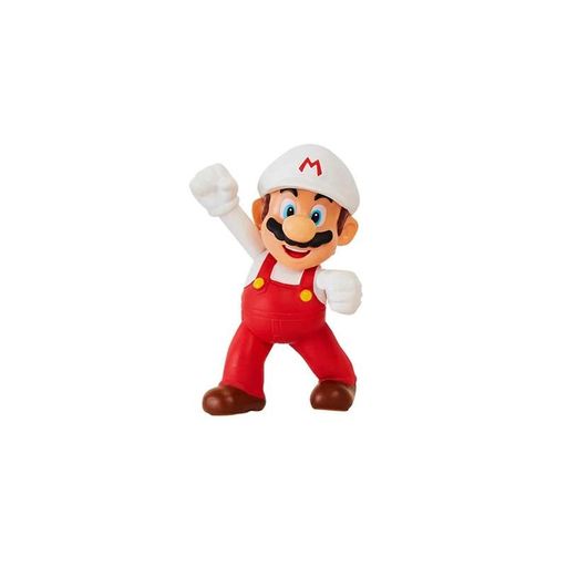 Ігрова фігурка з артикуляцією Super Mario - Вогняний Маріо (6 cm) (1739425)