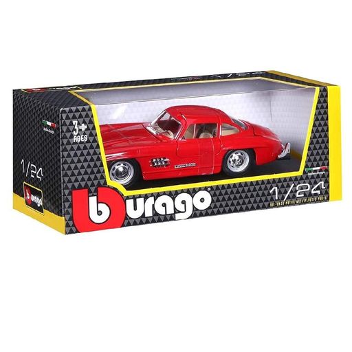 Автомодель - MERCEDES-BENZ 300 SL (1954) (асорті червоний, сріблястий, 1:24) (1740106)