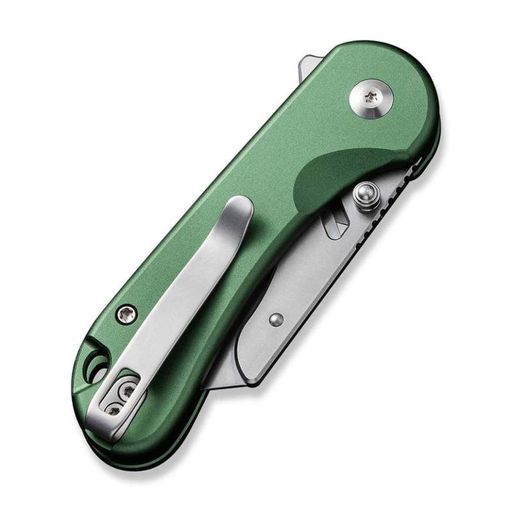 Ніж трапеція складаний кишеньковий Civivi Elementum Utility, (5.8 см) 6Cr13 / Aluminum зелений (1740657)