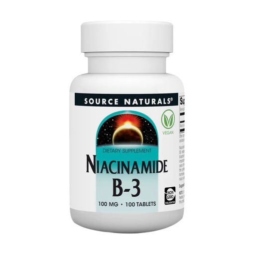 Ніацинамід (В-3) Source Naturals Niacinamide B-3, 100 мг
