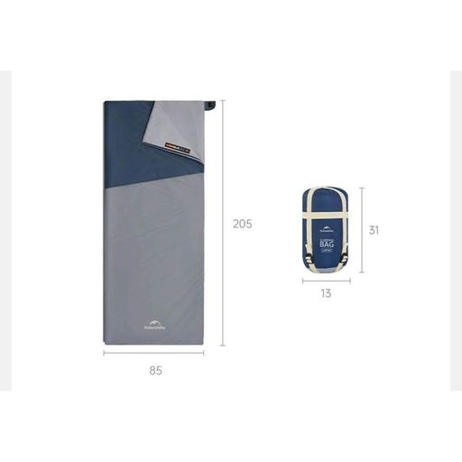 Спальний мішок Naturehike Lw180 Cnk2550ws026 Sunny Day Pl01, (14°C) Xl коричневий (1742007)
