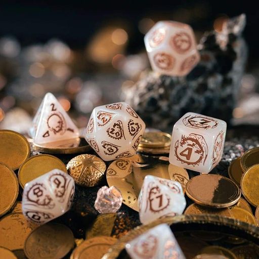 Набір кубиків Dragons Dice Set: Quartz (7) (1742271)