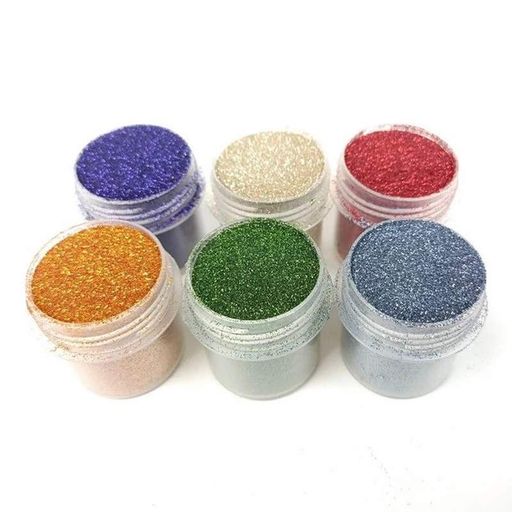 Набір гліттеру для біо-тату "Великий № 5" glitter-set-big-6x-5, 6 штук по 12 мл (1742855)