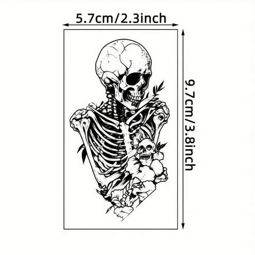 Набір дитячих тимчасових татуювань "Чорні міні №5" black-tattoo-mini-set-5-T (1742879)