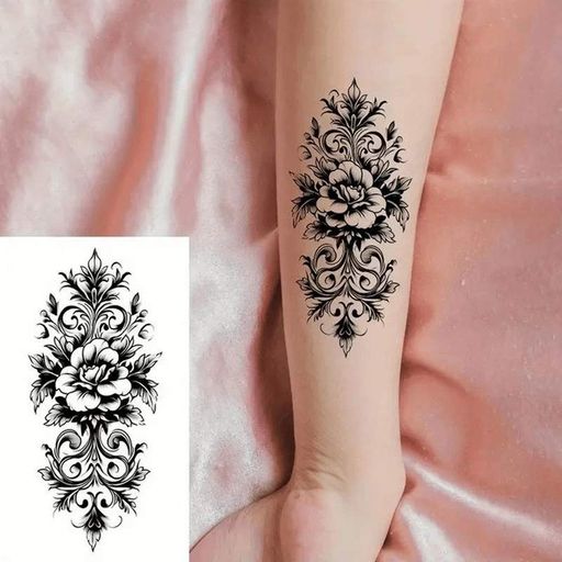 Набір дитячих тимчасових татуювань "Чорні міні №5" black-tattoo-mini-set-5-T (1742879)