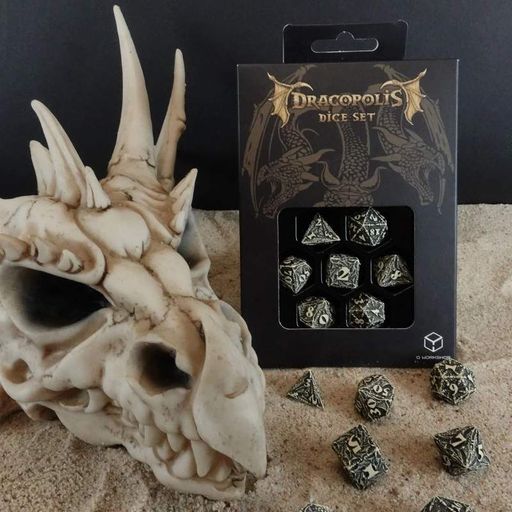Набір кубиків Dracopolis: Scandinavian Blackfang Dice Set (7) (1743339)