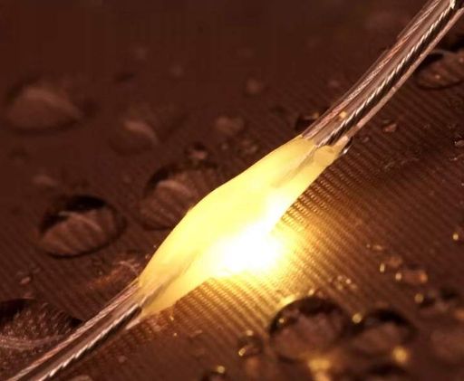 Уличный LED светильник SunLamp лента 3-жильная 31V длина 100 метров 1000 LED IP65 теплый белый декоративное фасадное освещение (1745829)