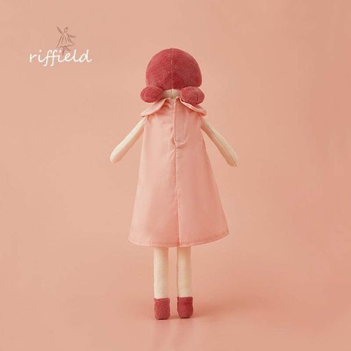 Мягкая игрушка Текстильная кукла Бася Riffield арт 7412 35 см Розовый (1745860)
