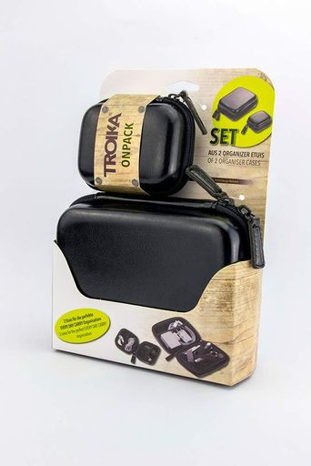 Комплект органайзеров Troika Onpack (2 шт.) искусственная кожа Черный (1746928)