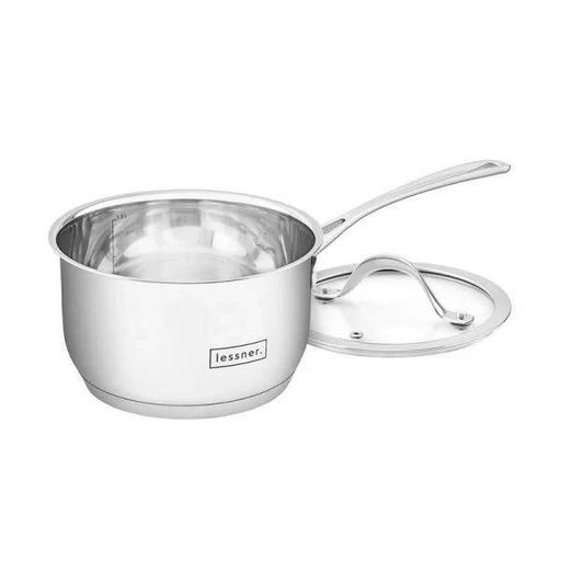 Ковш с крышкой нержавеющая сталь Lessner 55877 1.6 л 16 см (55877-16s) (1746958)