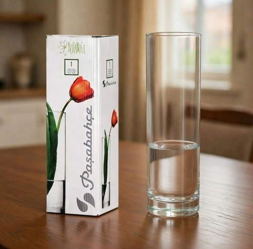 Ваза для цветов стекло Pasabahce Botanica высота 26.5 см (43767-6) (1746984)