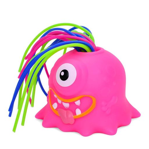 Дитяча іграшка-антистрес "Монстрик" Bambi FG231109065Q(Pink) звук та світло, 5 см (1747448)