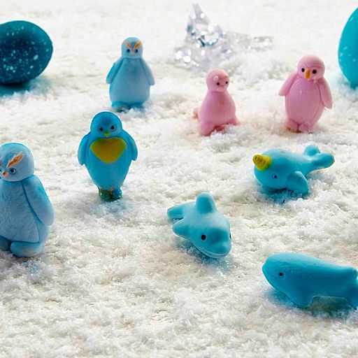 Растущая игрушка "Пингвины и друзья" #sbabam T049-2019 в яйце "Penguin Еggs" (1747563)
