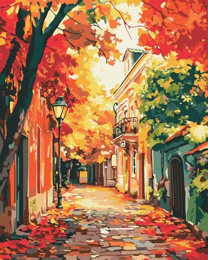 Розмальовки за номерами Листопадові барви (BS54170) 40 х 50 см BrushMe (1747876)