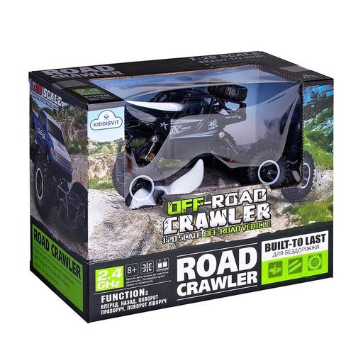 Автомобіль Off-road Crawler з р/к - Rock Sport (чорний, акум. 3,6V, метал. корпус, 1:20) (1749582)