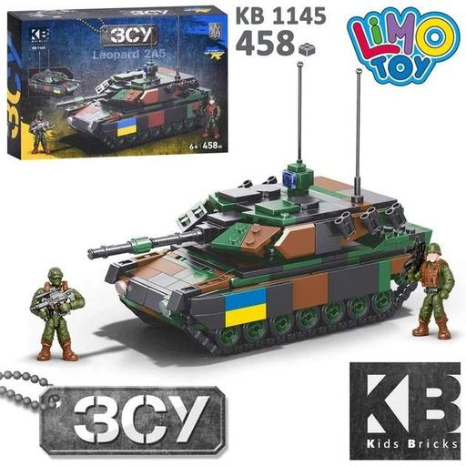 Конструктор KB 1145 Танк Leopard 2A5, 458 деталей (1749629)