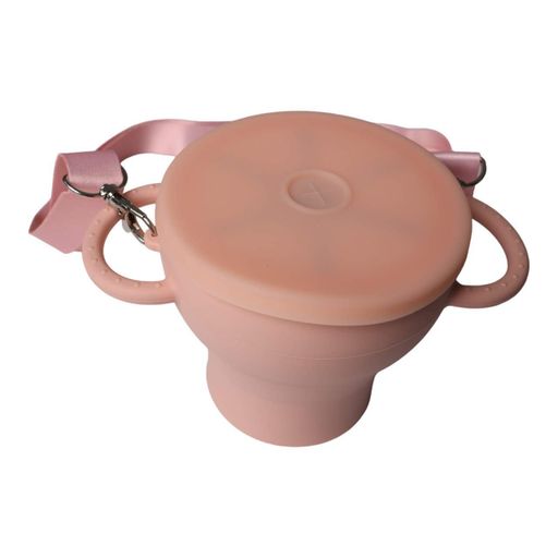 Безпечна харчова силіконова складна чашка oldbro 450 мл Pink (1749778)