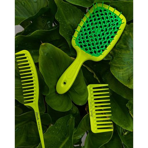 Гребень для волос Janeke Mini Supercomb неоново-зеленый (82872 LIM)