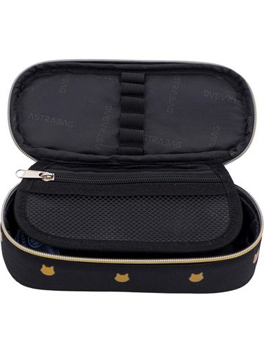 Пенал ASTRABAG, AC6 FLUFFY KITTY BLACK (503025028) (1750267)