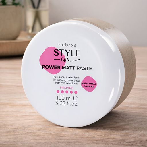 Матовая моделирующая паста для волос Inebrya Style-In Power Matt Paste, 100 мл